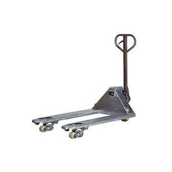 Galvanised and stainless hand pallet trucks