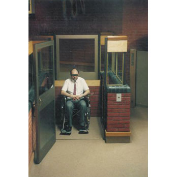 Mobility impaired wheelchair and goods lift